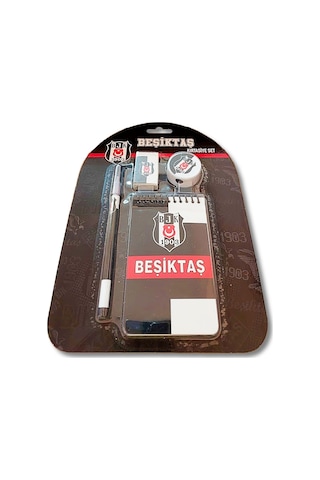 Beşiktaş Not Defterli Kırtasiye Seti 4 Lü 582465 Siyah