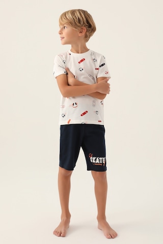 Arnetta Skateboard Krem Erkek Çocuk Bermuda Takım 5274-42714 Krem
