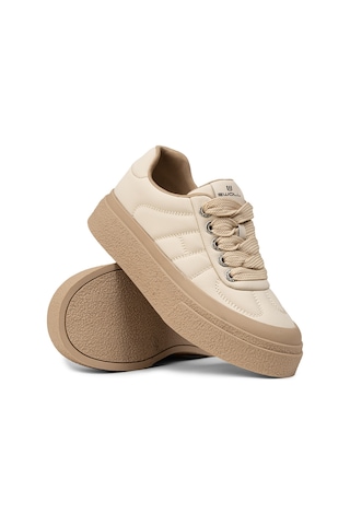 Deery Kadın Bej Sneakers Ayakkabı - E8020zbejc01 Bej