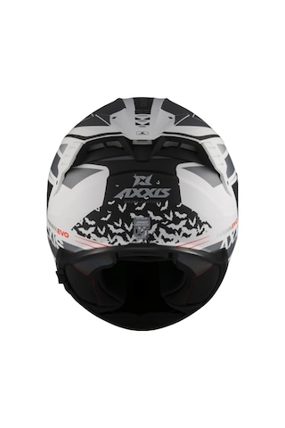 Axxis Hawk Evo Sv Dark Justice A2 Motorcu Kask Siyah Beyaz
