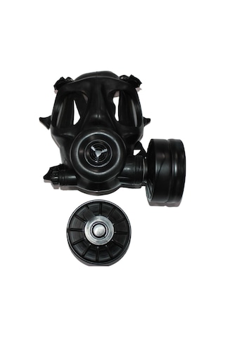 MKE SR10-S Tam Yüz Askeri Gaz Maskesi + 2Adet D12 KBRN Filtre NBC