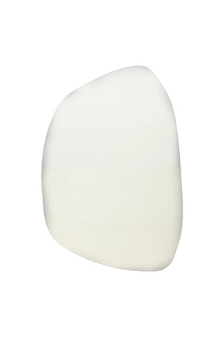Hoom Rugs Bali Amorf 03 White Hav Toz Vermez Dekoratif Makine Halısı Beyaz