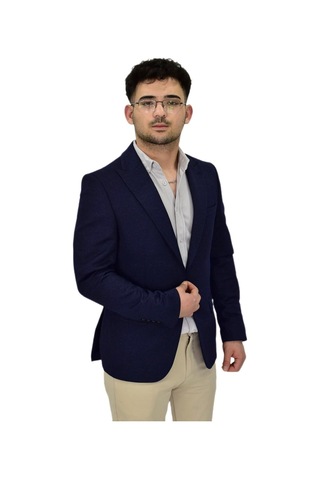 Erkek Lacivert Tek Spor Ceket Bgl-st04467 Lacivert