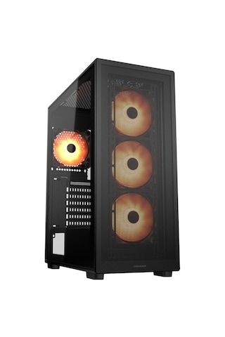 Cougar Mx220 650w 80plus 4x Rgb Fanlı Usb 3.2/type C Siyah Mesh Gaming Kasa-cgr-2ac8b-rgb