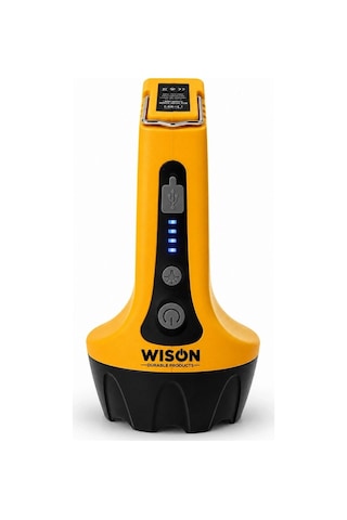 Ws-2626 8 Watt 12 Saat Aydınlatmalı Type-c Şarjlı Projektör Şarjlı Kambur Fener