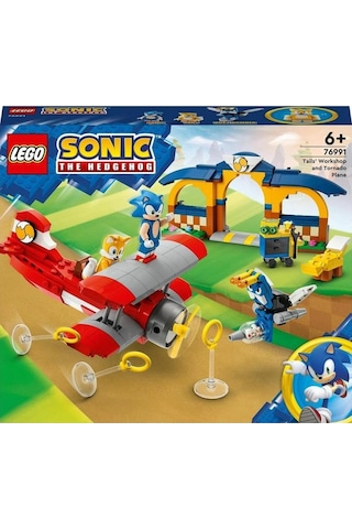 LEGO 76991 Sonic The Hedgehog Tailsin Atölyesi Ve Tornado Uçağı 376 Parça