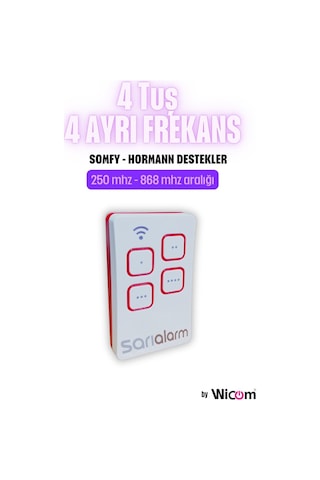 Uk-pr Çoklu Frekans Akıllı Kumanda 250- 868 Mhz