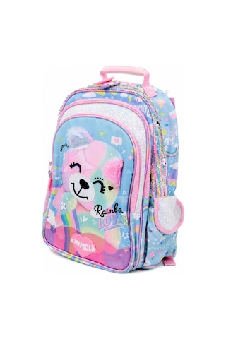 Chımola Cute Bear Sırt Çantası 16" Çok Renkli