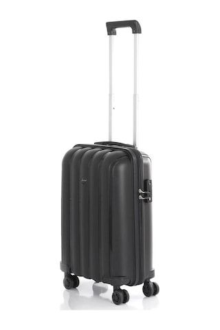 Mçs Bavul Orta Ve Kabin 2li Set Kırılmaz Silikon Valiz V305 Siyah