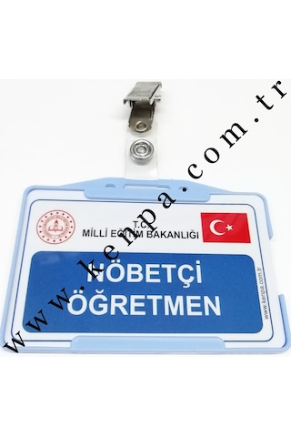 Nöbetçi Öğrenci Kartı Klipsli Pvc Sert Plastik N11.43231