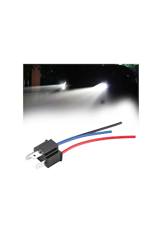 Geeroyoo H4 Erkek Uçlu Fener Kablosu, Genişletme/değiştirme Adaptörü, Pvc Malzeme, Isı Dayanıklı, Kolay Kurulum, Plug & Play
