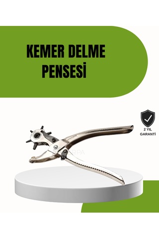Deride Kemer Çanta Ayakkabı Delme Pensesi 6 Uçlu Döner Başlıklı Tamir Aleti 11
