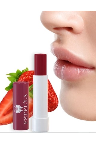 Estel'la Yetişkin Dudak Koruyucu Lip Balm Çilek