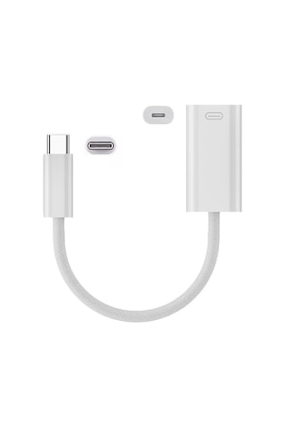 45w Type C To Lightning Kulaklık Dönüştürücü Hızlı Şarj İphone İpad Macbook Yuva Çevirici Müzik Dinl
