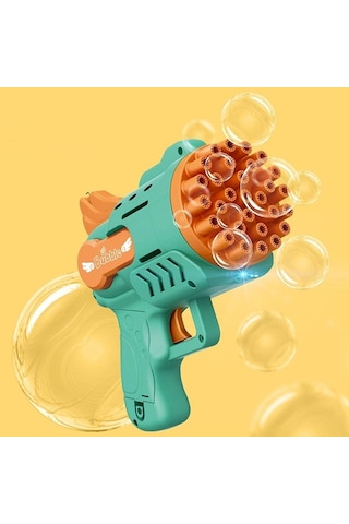 1 Pcs Vıp Blue Bubbles Gun 29 Delikli Çoklu Köpük Atan Tabanca Mavi Köpük Tabancası 2solisyon Hediye