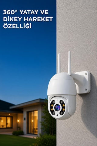 Torima CMR41 Güvenlik Kamerası 360 Derece Dönebilen Wifi Akıllı Ip Kamerası