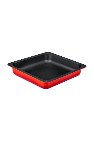 Lava Döküm GN 2/3 Gastronorm Küvet İç Renk Siyah Ölçü 35 x 32 CM Kırmızı
