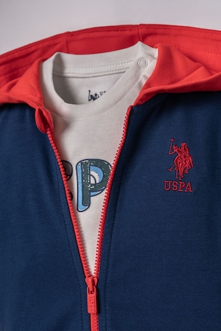 U.S. Polo Assn. Erkek Bebek Baskılı Mavi Hırkalı Takım Usb3171-c-v1 Usb3171-c-v1