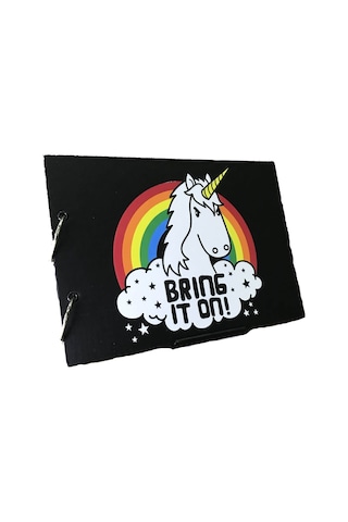 27 x 19 CM Unicorn Bring it On Kendin Yap Fotoğraf Albümü