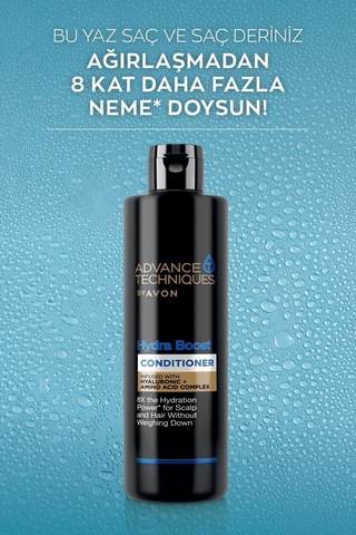 Avon Advance Techniques Hydra Boost Nemlendirici Saç Kremi 2 x 250 ML