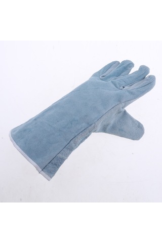 Homyl Dana Derisi Kaynak Eldiveni Koruyucu Eldiven Kaynakçı 30cm-gri