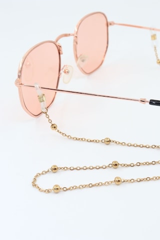 Çelik Gold Renk. Gözlük Zinciri. Özel Tasarım Steel. Gözlük İpi. Gözlük Askısı. Unisex Gold