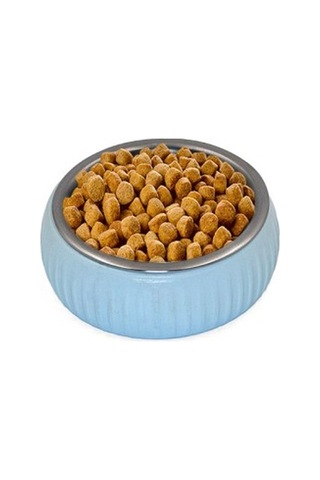 Mikopet Organik Seramik Mama Kabı Mavi