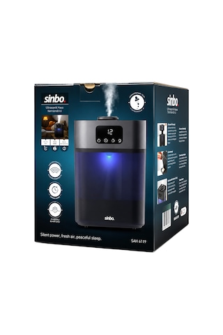 Ventra Ultrasonik Hava Nemlendirici 5.5l Sessiz 3 Kademe 7 Renk Gece Lambası Ventra