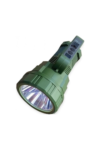 Büro Ev Ofis Aydınlatması İçin 100w Şarjlı Projektör El Feneri Gri