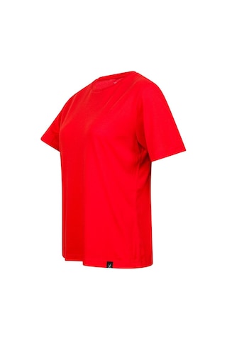 2as Alexa Kadın Bisiklet Yaka T-shırt Kırmızı