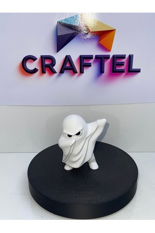 Dab Yapan Sevimli Hayalet Figür Koleksiyonluk Hediyelik Ürünler Masa Üstü Dekoratif Biblo 7.5 Cm