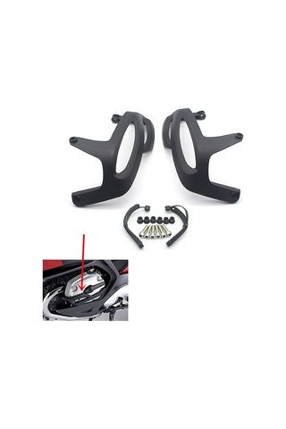Ranyeek Bmw R1200gs/r/rt/s/st 2004-2010 Motor Silindir Yan Kapak Koruması, Yüksek Kaliteli Abs Plastik, Sol + Sağ Set + Vida Aksesuarları