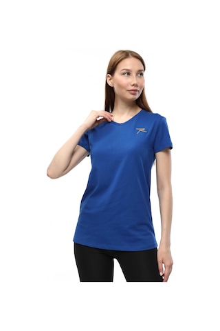 Raru Kadın %100 Pamuk T-Shirt Mulıer Saks
