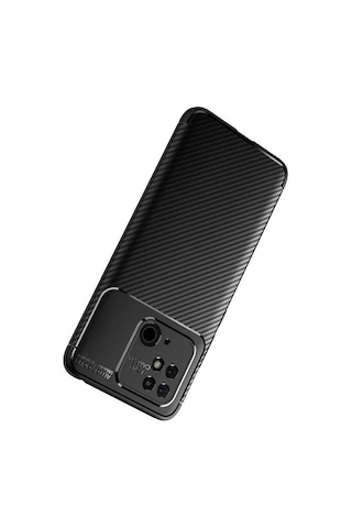 Poco C40 Kılıf Tchs Negro Silikon Kapak - Siyah Siyah