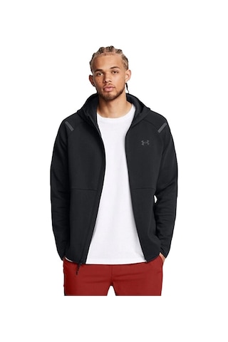 Under Armour Ua Unstoppable Flc Fz Erkek Günlük Ceket 1389352-001 Siyah 1389352-001 Siyah