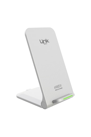 LinkTech W515 15W Katlanabilir Kablosuz Şarj Standı Beyaz