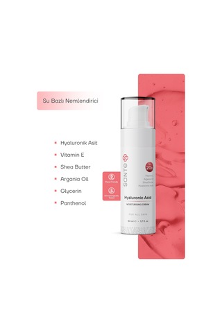 Sante Plus Hyaluronic Acid Nemlendirici Cilt Bakım Kremi SPF20+ 50 ML