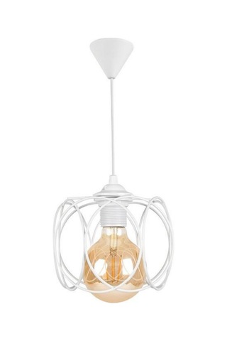 Evo Otantik Beyaz Metal Avize Hol Giriş Sarkıt Beyaz