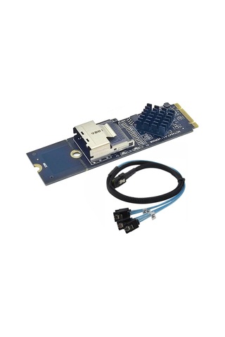 M.2 Nvme İle Sff 8087 Adaptör Kartı Genişleme Kartı Mini Sa36pın/sata Sabit Disk Adaptörü İle Depolama Kapasitesini Genişletin