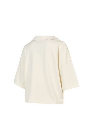 New Balance Lifestyle Kadın Tshirt Bej Bej