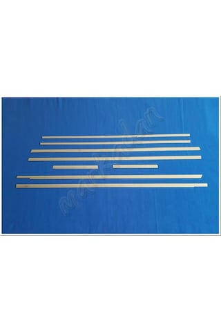 Mercedes Vito W639 Kısa Şasi Krom Cam Çıtası 2004-2014 8 Parça Paslanmaz Çelik