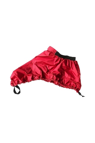 Trendooze Tekne Sprey L L Kokpit Kırmızı Kayık Kapak Kano Güverte Evrensel Etek Ayarlanabilir To