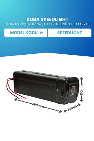 Kuba Speedlight Uyumlu 36v 10ah Güçlendirilmiş Batarya