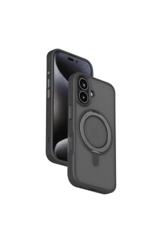 Momax Roller CaseForm Apple Uyumlu iPhone 16 Plus Magsafe Kılıf Siyah