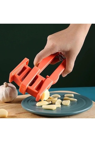 Mutfak Sarımsak Presi Dilimleyici Manuel Zencefil Bıçağı Sebze Doğrayıcı Sıkma Ayırıcı Yiyecek Ezici Kesici Ev Aletleri Mutfak Eşyaları Beyaz