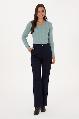 U.s. Polo Assn. Kadın Lacivert Pantolon Kanvas-chino 50316912-vr033 Lacıvert