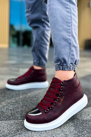 Saklımoda Ch267 Cbt Roma Mirror Erkek Bot Bordo Çok Renkli