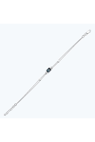 Altınbaş Pırlanta Topaz Taş Baget Bileklik Klb193l-14k