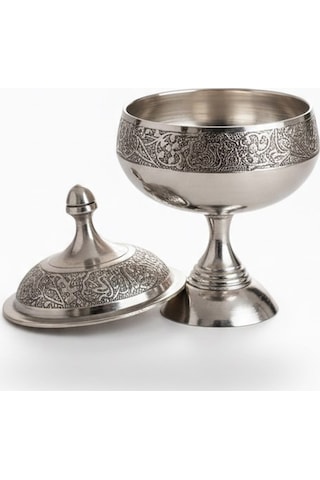 Ottoman Gumus Sekerlık 14 Cm
