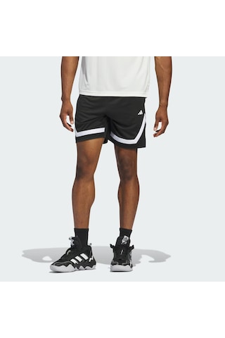 Black/black Adidas Erkek Basketbol Şort Pro Block Short Ix1850 Siyah